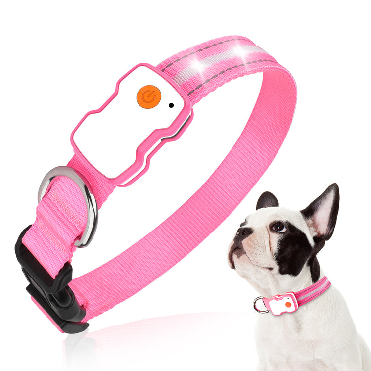 LED Dog Collar| USB Rechargeable, Waterproof Pet Collar with 3 Light Modes, Reflective Strips, Adjustable Sizes (S/M/L) Safety Night Walking Collar