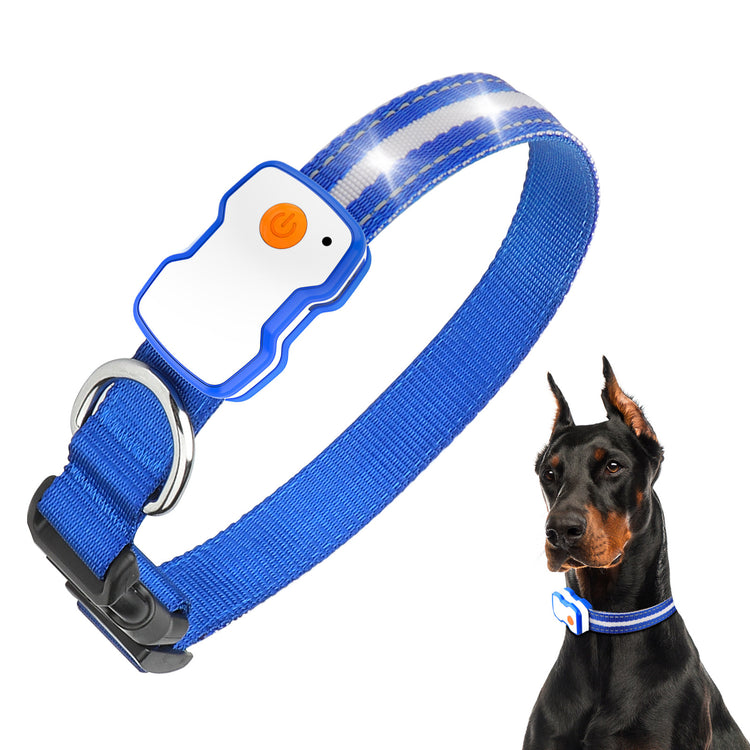 LED Dog Collar| USB Rechargeable, Waterproof Pet Collar with 3 Light Modes, Reflective Strips, Adjustable Sizes (S/M/L) Safety Night Walking Collar