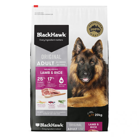 Black Hawk Adult Dog Food – Lamb & Rice