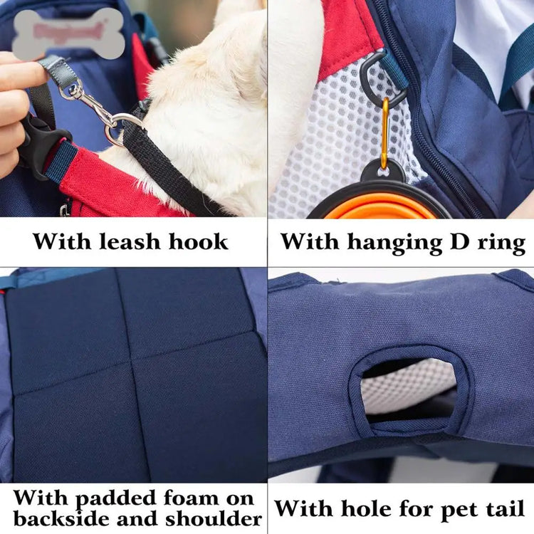 Pet Backpack Carrier | Front Travel Dog Bag | Small & Medium Pets