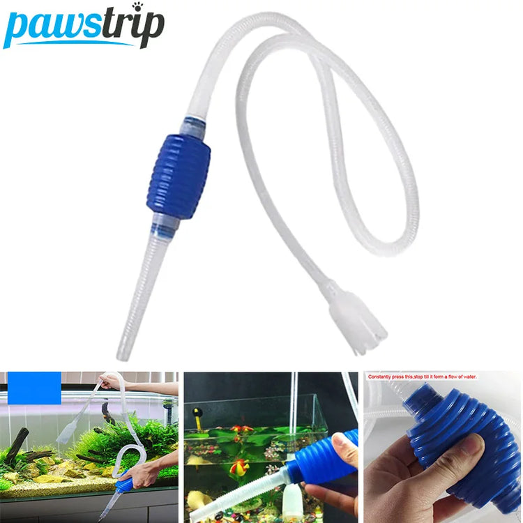 Aquarium Water Change Pump – Fish Tank Vacuum Siphon Gravel Cleaner