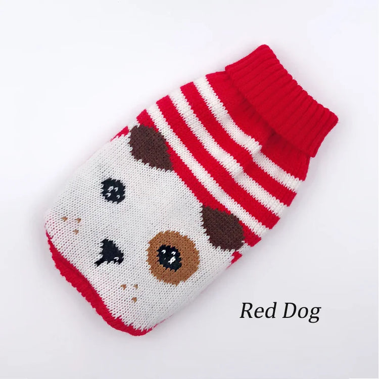Warm Pet Clothes | Christmas Knitted Sweater | For Small, Medium Dogs/Cats