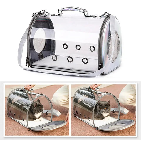 New Pet Carrier | Portable Dogs Cat Transparent Cage | Backpack Transport | Breathable Handbag for Small Animals | Dog Kitten Puppies