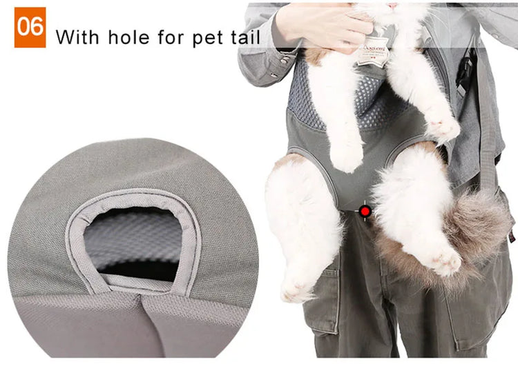 Pet Backpack Carrier | Front Travel Dog Bag | Small & Medium Pets
