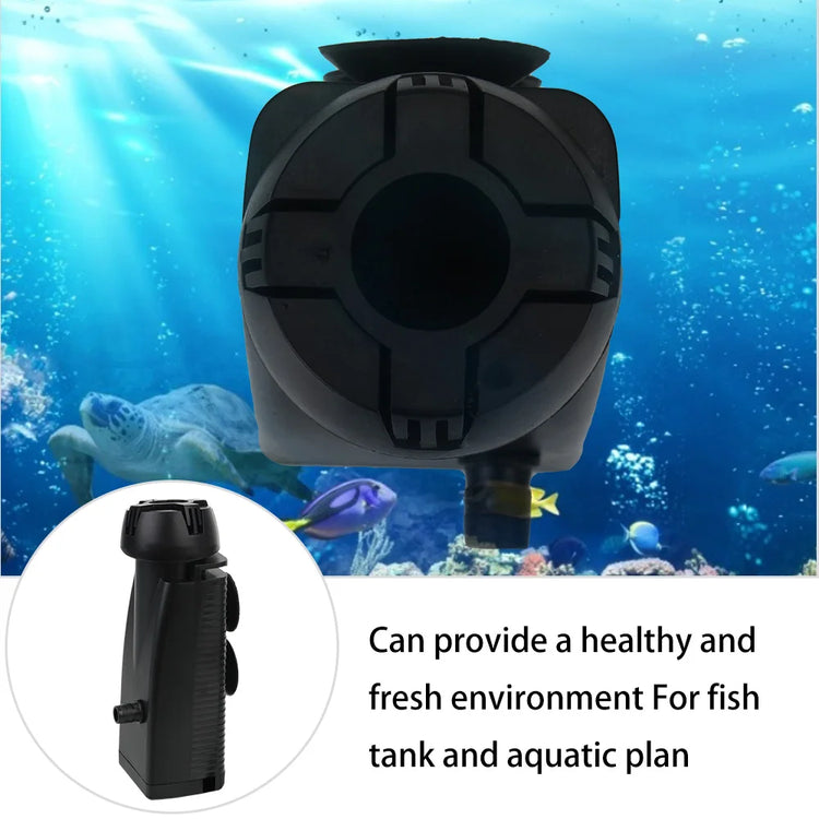 Aquarium Surface Oil Skimmer Pump - Protein Film Remover for Fish Tank