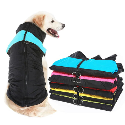 Warm Big Dog Coat(S/M/L) | Waterproof Pet Vest Jacket for Golden Retriever