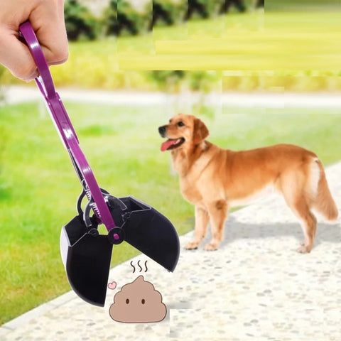 Pet Poop Scooper Long Handle Jaw Poop Scoop – Durable and Easy-to-Use Dog Waste Cleaner