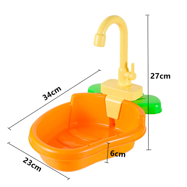 Parrot Bath Basin | Automatic Bird Bathtub with Faucet | Pet Bird Shower Bowl for Cage | Bird Toy for Parrots & Small Pets