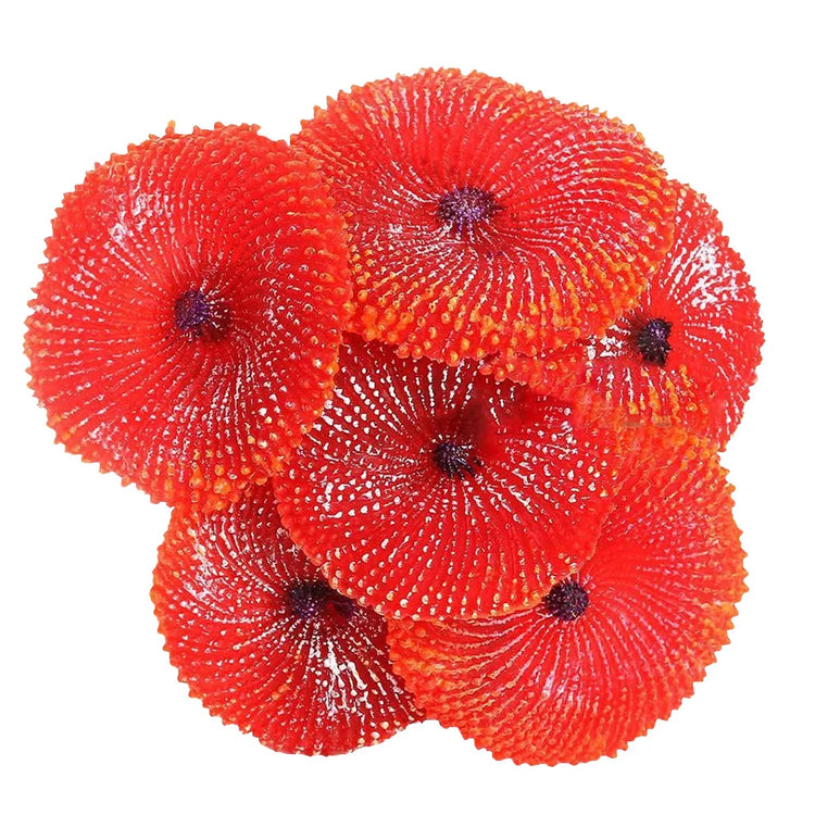Aquarium Artificial Coral Ornament – Vivid Soft Silicone Simulation Coral Decoration for Fish Tank