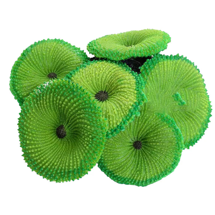 Aquarium Artificial Coral Ornament – Vivid Soft Silicone Simulation Coral Decoration for Fish Tank