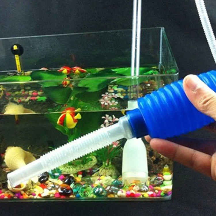 Aquarium Water Change Pump – Fish Tank Vacuum Siphon Gravel Cleaner