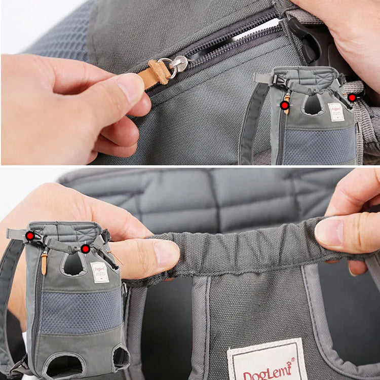 Pet Backpack Carrier | Front Travel Dog Bag | Small & Medium Pets