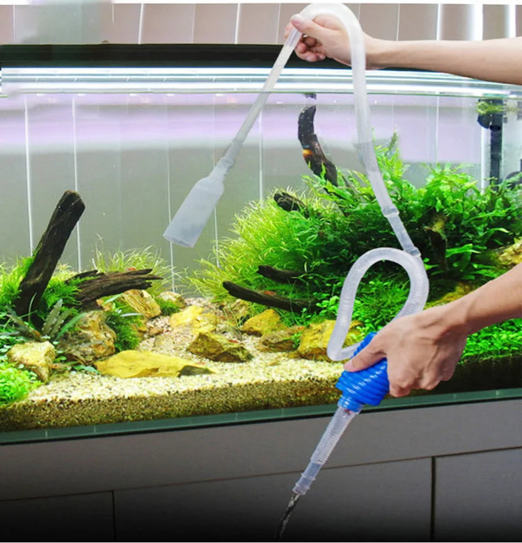 Aquarium Water Change Pump – Fish Tank Vacuum Siphon Gravel Cleaner