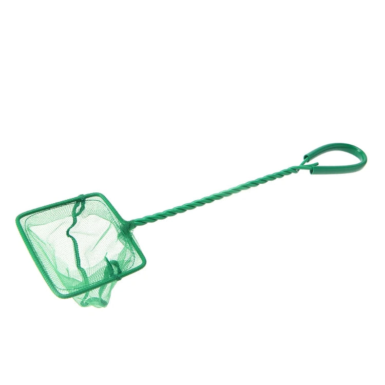 2025 New Aquarium Fish Net 3" Fine Mesh Skimmer Filter for Small Fish Tank Catch Net with Comfortable Handle