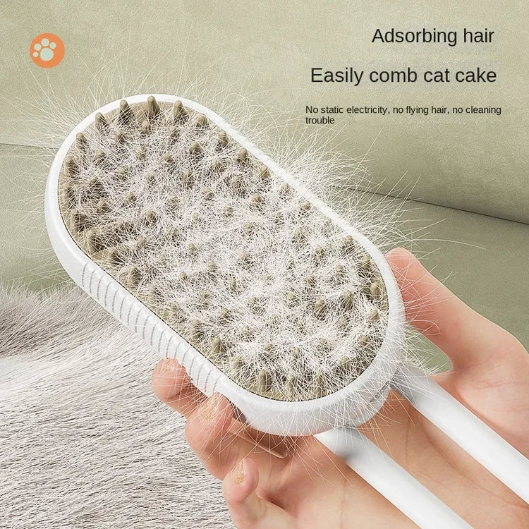 Pet Electric Spray Comb | Cat Dog Hair Removal | Cleaning Massage Grooming Tool