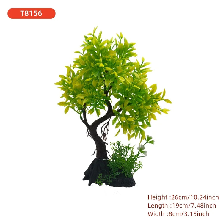 Fish Tank DIY Artificial Aquarium Plants Tree Ornament Aquatic Grass Decorations