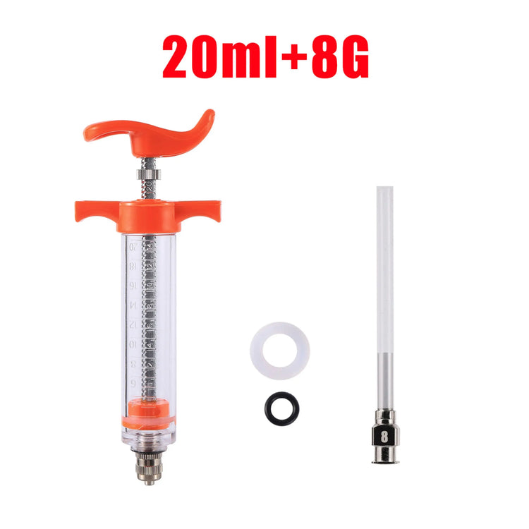 Bird Feeding Syringe Kit - 10ml/20ml | Parrot Chick Hand Feeder | Easy to Clean | Sick Bird & Emergency Feeding Tool | Food-Grade Gavage Tubes