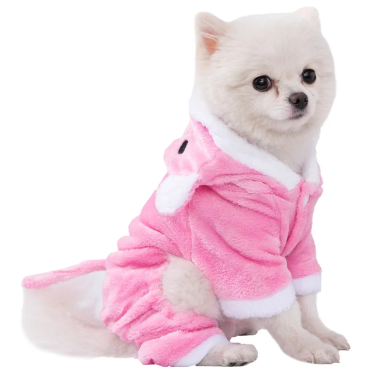 Soft Warm Fleece Dogs Jumpsuits | Chihuahua and Yorkshire Coats