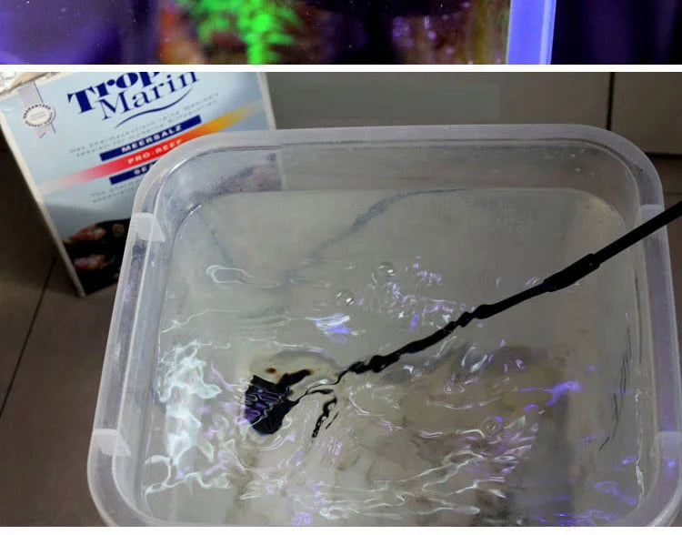 Adjustable Rotatable Aquarium Cleaning Brush – Freshwater & Saltwater Fish Tank Scrubber with Aluminum-Magnesium Handle