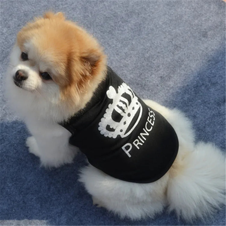 Security Clothing for Dogs | Summer Pet Clothes | Chihuahua & Yorkshire Vest for Small Dogs and Cats | Low Price Pets T-shirt Costume