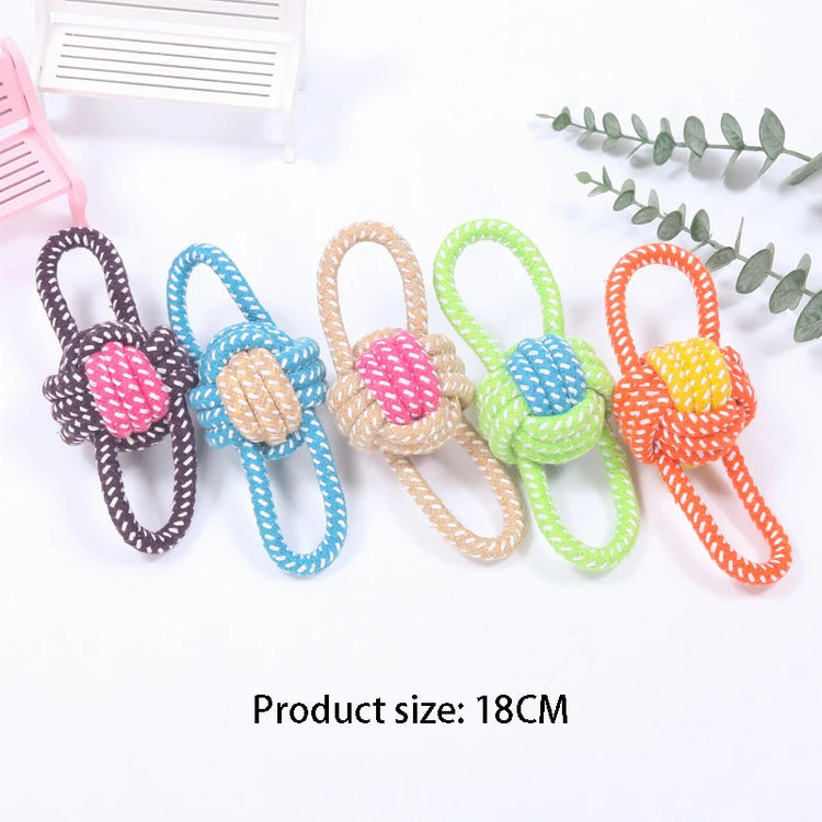 Interactive Cotton Rope Dog Toy – Durable Chew Toy for Small and Large Dogs
