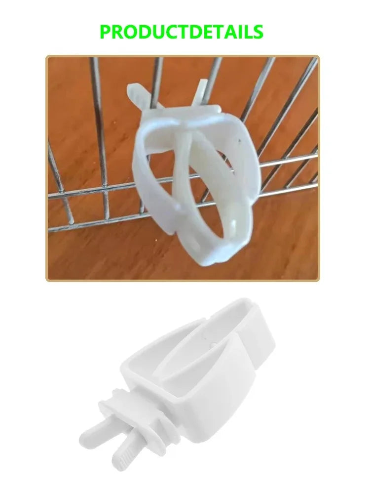 Cute Small Pet Bird Food Holder | Parrot Fruit & Veggie Clip | Cuttlefish Bone Feeder | Cage Clamp Tool | Accessories for Canaries & Cockatiels