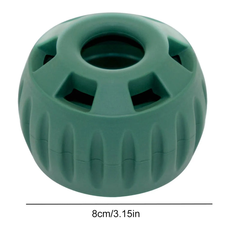 Silicone Refillable Dog Food Ball – Chew Toy & Treat Dispenser for Aggressive Chewers