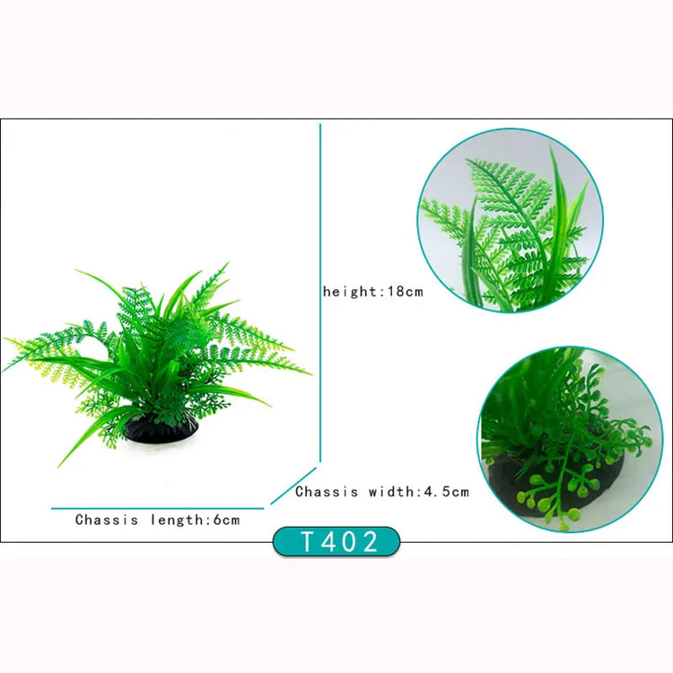 Fish Tank Grass Decoration Artificial Aquarium Decor Plants Water Weeds Ornament Aquatic Plant Accessories 