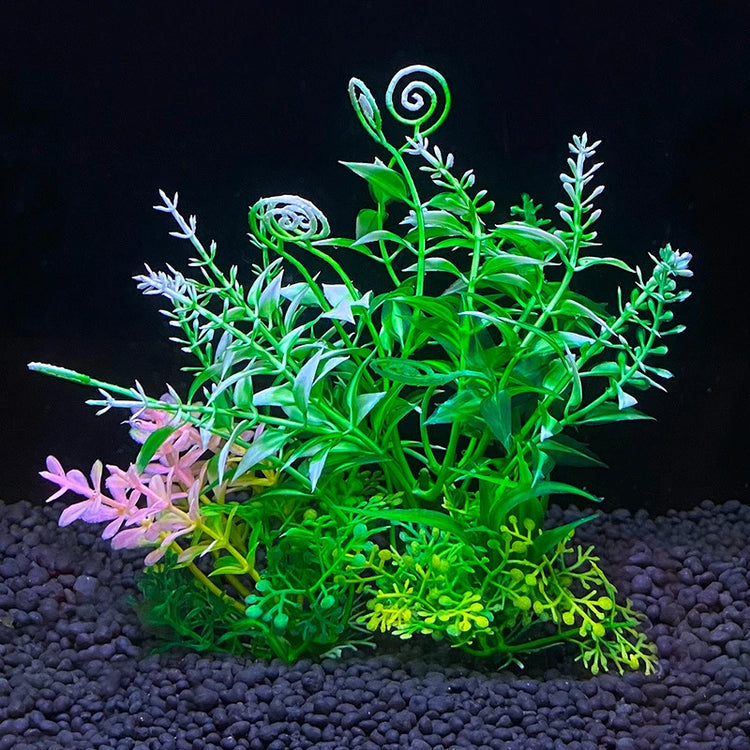 14 Kinds Artificial Aquarium Plants – Fish Tank Grass Decoration, 14.5cm