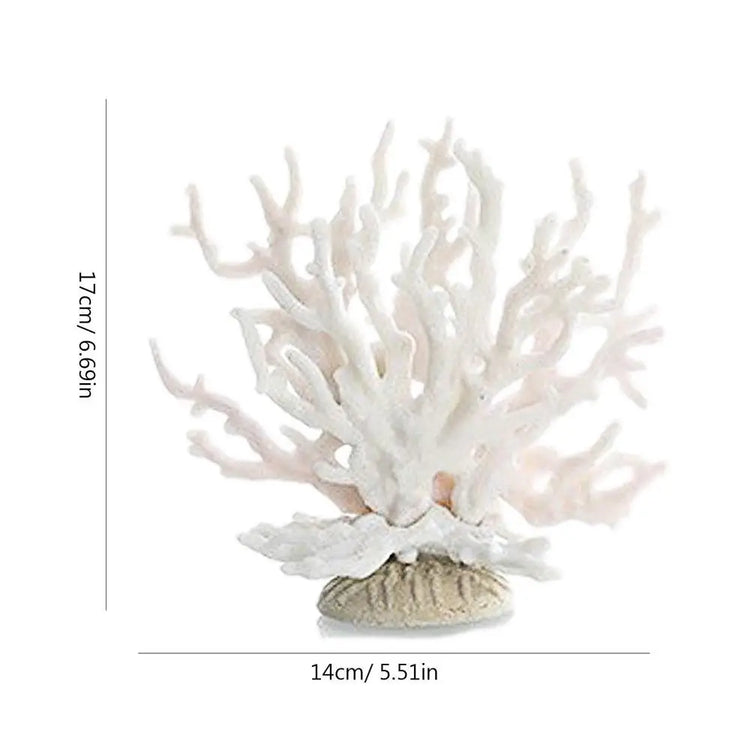 Aquarium Coral Simulation Decoration – Realistic Resin Fish Tank Plant, Multi-Color Landscape Accessory