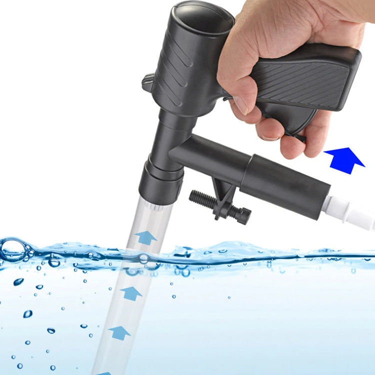 Aquarium Cleaning Tool Vacuum Water Changer – Manual Siphon Filter Pump with Sand Gravel Cleaner