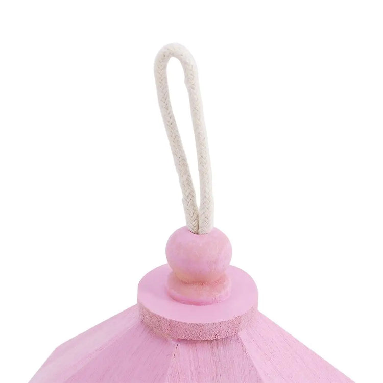 Simple Hanging Wooden Bird House Feeder – Outdoor Bird Shelter for Garden, Balcony, or Deck