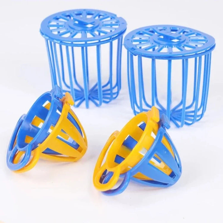 Bird Cage Feeder – Hanging Fruit & Vegetable Basket for Parrots & Small Birds | Clip-On Plastic Cage Rack for Feeding