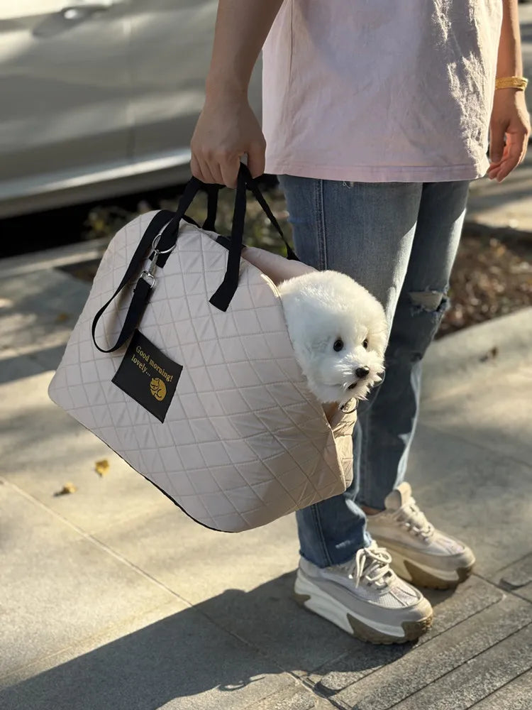 Car Seat Pet Protection Travel Carrier | Portable Pet Cat Dog Handbag