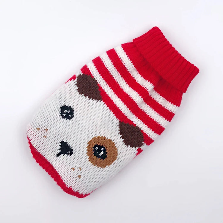 Warm Pet Clothes | Christmas Knitted Sweater | For Small, Medium Dogs/Cats