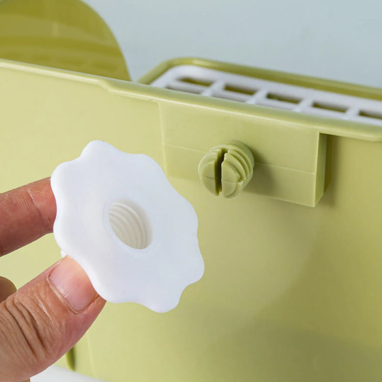 Parrot Shower Basin | Automatic Circulation Bird Bath | Large Bird Bathtub | Bird Cleaning Supplies