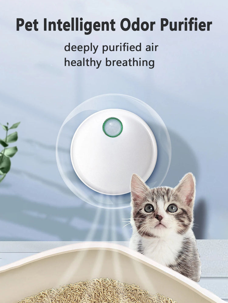 Pet Odor Eliminator | Cat Litter Deodorizer | Air Purifier For Dogs And Cats | Odor Removal For Fresh Air | Household Electric Air