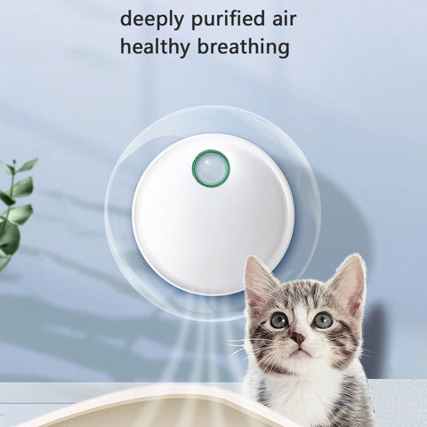 Pet Odor Eliminator | Cat Litter Deodorizer | Air Purifier For Dogs And Cats | Odor Removal For Fresh Air | Household Electric Air