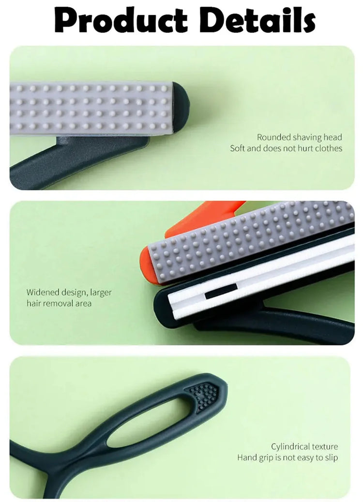 2-in-1 Double-Sided Pet Hair Remover – Lint Brush & Fabric Scraper for Clothes, Carpet, and Upholstery