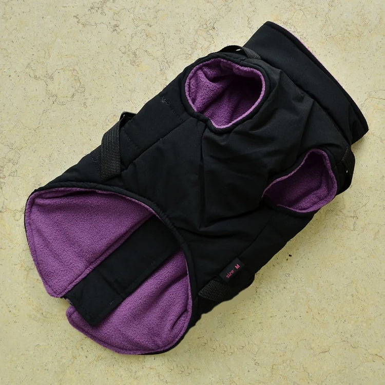 Dog Coat with Harness | Winter Fleece Zipper Jacket | Small Dog Clothes | Winter Cat Apparel |Indoor & Outdoor Pet Gifts