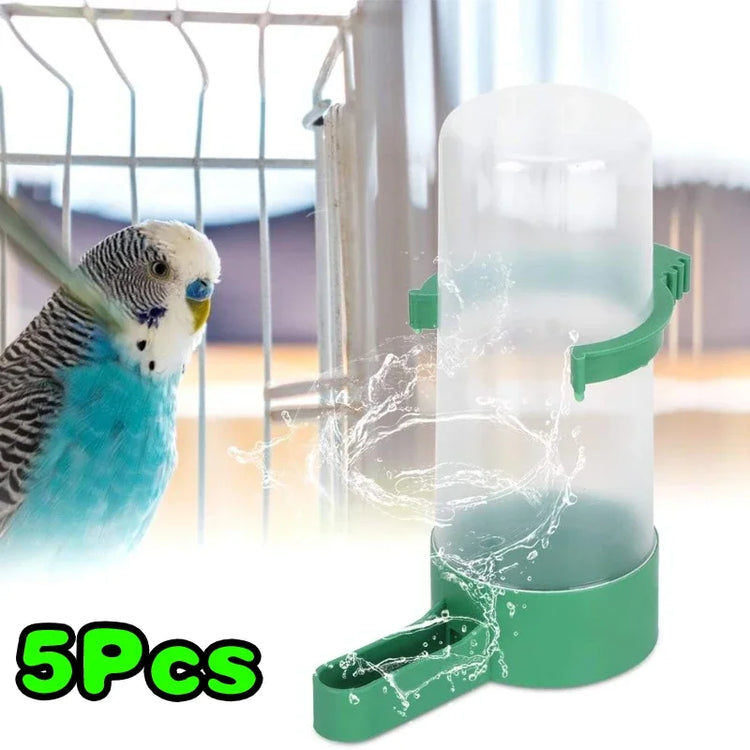 Water Dispensers for Bird Cages | Bird Cups Bottles - Sparrows / Parrots / Budgies / Cockatiels / Lovebirds Feeder and Waterer