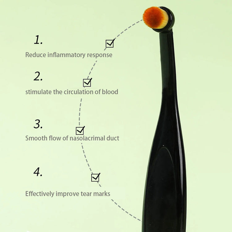 Anti-Static Pet Tear Brush | Cat Grooming Tool | Eye Protection Brown Hair Remover | Dogs/Cats Care Supplies