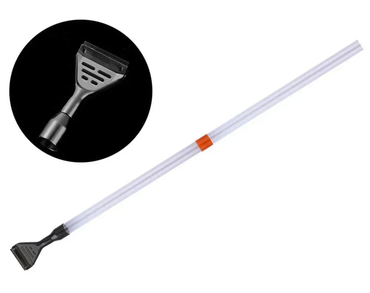 Press-Type Aquarium Water Change Pump with Gravel Cleaner & Glass Scraper