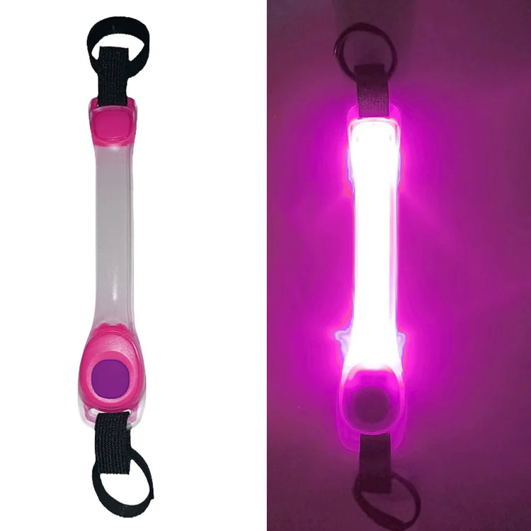 LED Safety Light Strip for Dogs – Waterproof, Flashing, Anti-Lost Light for Harness or Leash