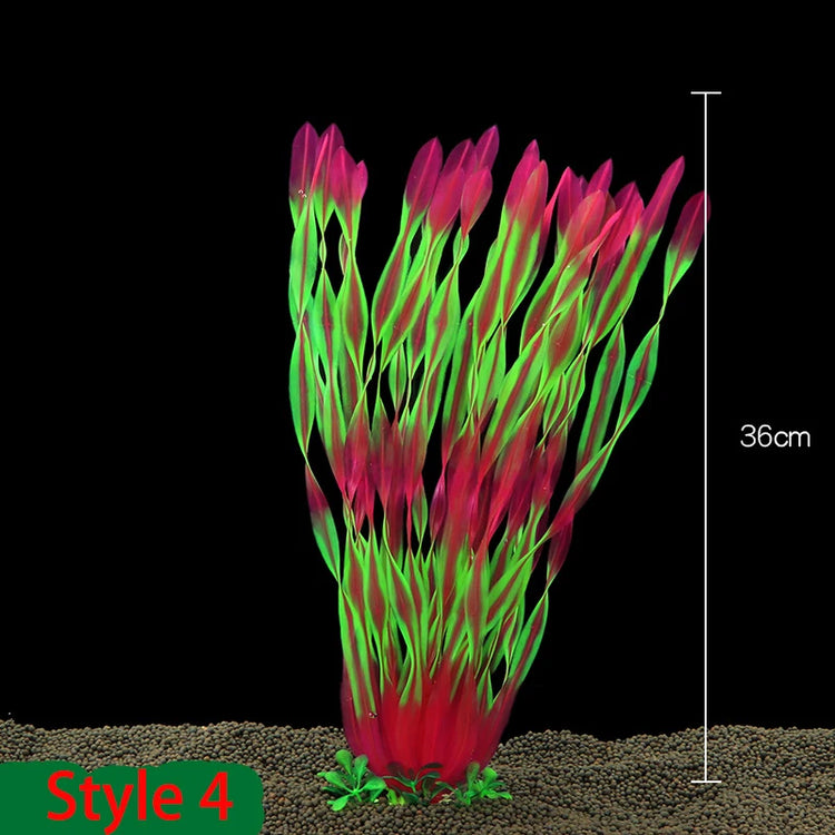 40cm Artificial Aquarium Plant – Durable Plastic Water Grass Decoration for Fish Tank