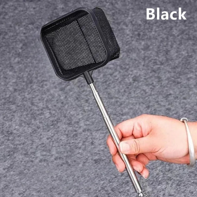 Aquarium Stainless Steel Fish Net – Shrimp & Small Fish Scoop Tool for Tank Cleaning