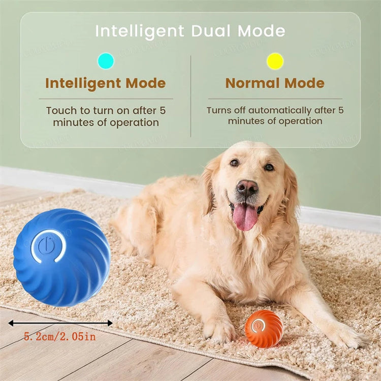 Smart Electronic Dog Toy Ball | USB Automatic Moving & Bouncing Pet Toy | Interactive Puppy Gift | Cat/Dog Products