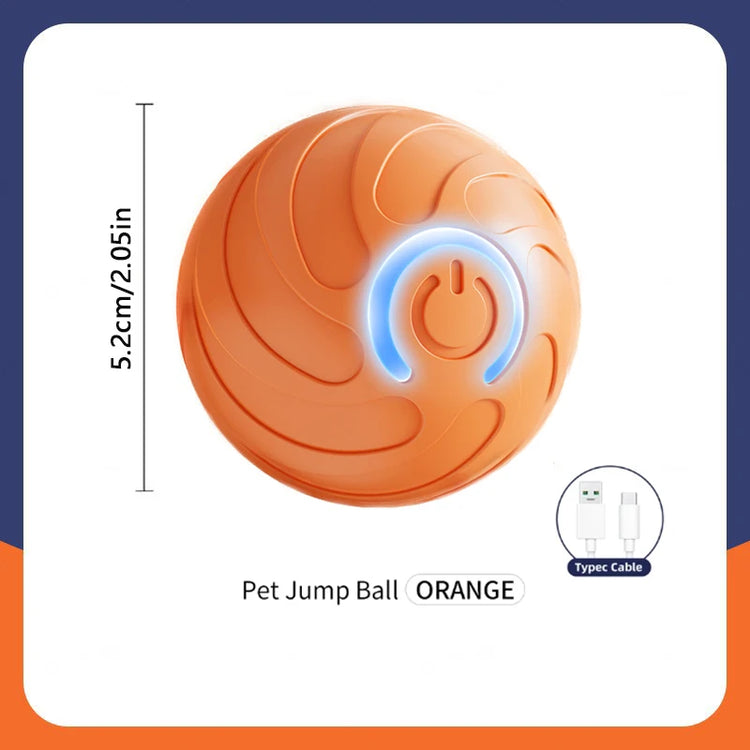 Smart Electronic Dog Toy Ball | USB Automatic Moving & Bouncing Pet Toy | Interactive Puppy Gift | Cat/Dog Products