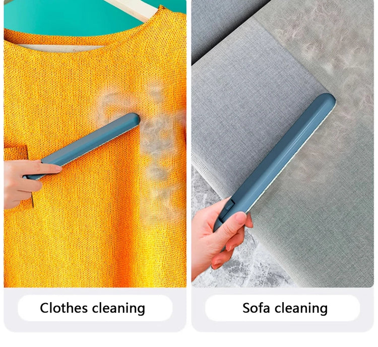 Multifunctional Pet Hair Remover Brush | Long Handle Fur Cleaner for Carpet, Sofa & Clothes | Manual Cat/Dog Hair Cleaning Tool