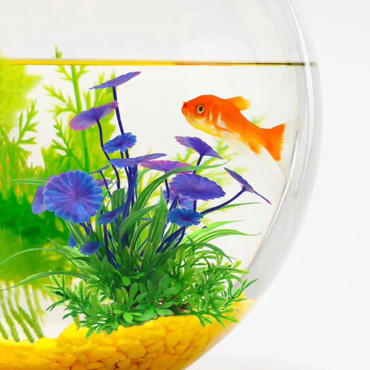 Artificial Aquatic Plant – Fade-Resistant Plastic Decor for Fish & Reptile Tanks